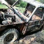 Mobil Sawit Dibakar di Batang Hari