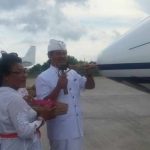 Jet Pribadi Ketua DPR RI  Setya Novanto Disucikan di Bali