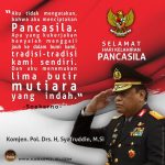 Wakapolri Komjen Syafruddin Tentang Hari Lahir Pancasila 1 Juni 2017