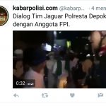Laskar FPI dan Tim Jaguar Polresta Depok : Ya Udah Deh Pak.  Kita Balik Aje