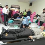 250 Orang Donorkan Darah di Polres Malang