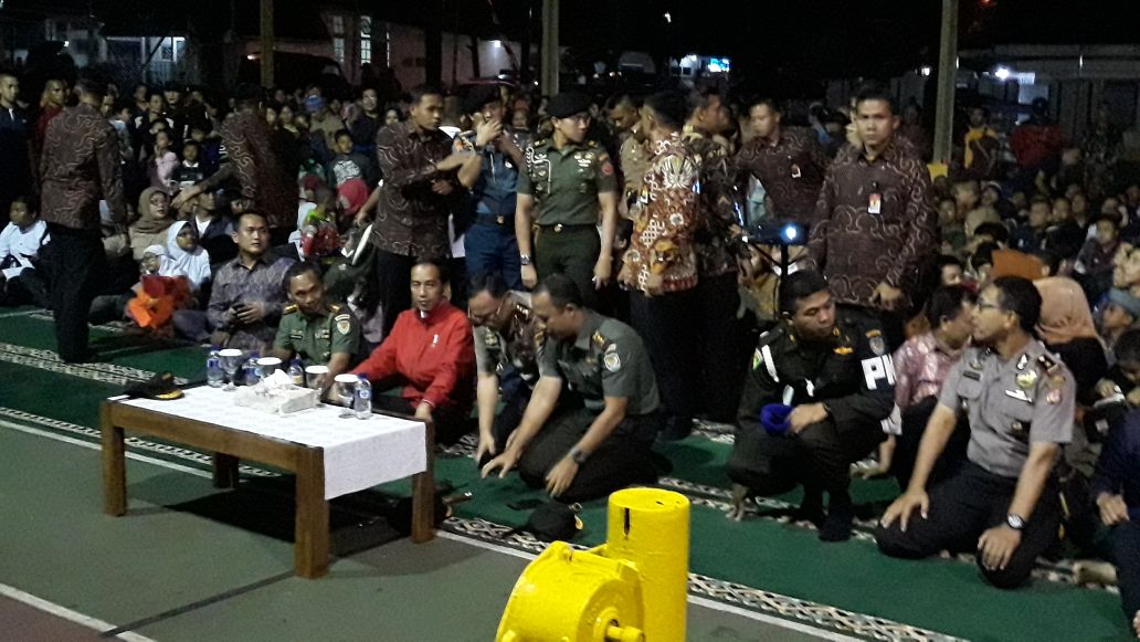 Presiden Jokowi Nobar Film G30SPKI di Makorem Bogor 