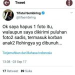 Posting Foto Hoax di Twitter, Tifatul Sembiring Minta Maaf