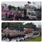 Aksi Simpatik Polres Jakarta Pusat, Pendemo Dibagi Air Minum dan Permen