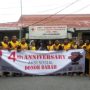 HUT Ke 4, Bintara TA 2013 Polda Riau Lakukan Donor Darah 