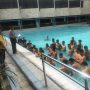 Polresta Pekanbaru Ajarkan Teknik Berenang kepada Siswa/i Calon Seleksi Polri TA 2018 