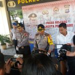 Polresta Pekanbaru Gelar Press Conference Pelaku Narkoba