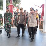 Cek Pengamanan Nataru, Kapolri dan Panglima TNI Tiba Bumi Nyiur Melambai