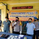 Tim Satresnarkoba Polres Bungo Tangkap Kurir Narkoba Lintas Provinsi