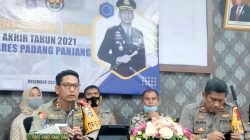 Polres Padang Panjang Tutup Laporan 2021 dengan Kekuatiran Trend Kejahatan Seksual Remaja