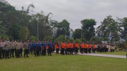 Polres Bukittinggi, TNI dan BPBD Gelar Apel Latihan Kompetensi Penanganan Bencana Alam Bersama