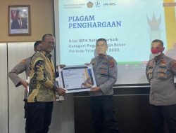 Polres Payakumbuh Terima Penghargaan dari KPPN Bukittinggi