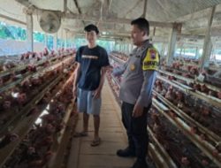 Cegah Terjadinya Konflik Warga, Polsek Dukun Kunjungi Peternakan Ayam