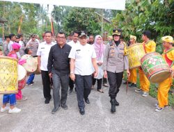 Kapolres Payakumbuh Bersama Pj Walikota Resmikan Poskamling dan Palanta Baselo Tiga Pilar Kamtibmas Presisi