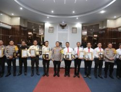 Enam Personil Polres Pelabuhan Belawan Raih Penghargaan dari Kapolda Sumut
