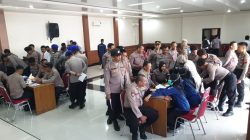 Dokkes Polresta Cilacap Cek Kesehatan Anggota Polresta Cilacap Menjelang Pemilu 2024