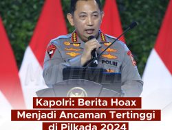 Kapolri: Berita Hoax menjadi Ancaman Tertinggi di Pilkada 2024