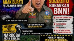 Pernyataan BNNK Pekanbaru Kombes Pol Wawan di Kritik Tajam, Ketua LPKKI Feri Sibarani  Tidak Masuk Logika !