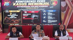 Ungkap Tindak Pidana Di Bulan Juli, Polres Kampar Press Release di Aula Sabika Satyawada