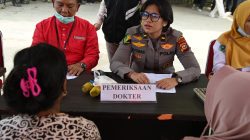 Malaria Mengancam Sinaboi, Ekspedisi Merah Putih Polda Riau Hadir Pelayanan Kesehatan Gratis