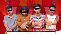 Dua Lokasi, Empat Terduga Pelaku Diamankan Sat Narkoba Polres Payakumbuh.