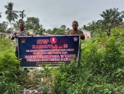 Sosialisasi Maklumat Kapolda Riau di Perhentian Raja: Tegaskan Larangan Keras Karhutla dan Ancaman Hukuman Berat