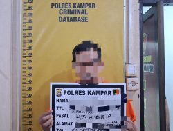 Pelecehan Anak SD 20 Orang, Kepala Sekolah di Ringkus Polres Kampar