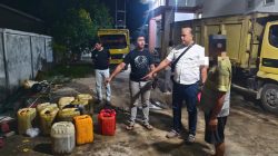 Berkat Informasi Masyarakat, Sat Reskrim Polres Kampar Bongkar Penyimpanan Ilegal Solar Subsidi