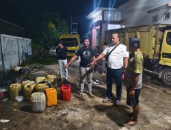 Berkat Informasi Masyarakat, Sat Reskrim Polres Kampar Bongkar Penyimpanan Ilegal Solar Subsidi