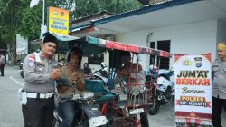 Jumat Berkah : Polisi Harus Dekat Dengan Masyarakat, Kapolres Meranti Sasar Komunitas Becak